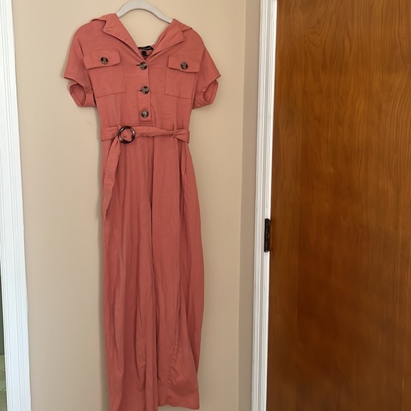 🚫SOLD🚫 Red Orange Pantsuit 🍁 - Picture 10 of 12